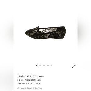 Dolce & Gabbana Flats Size 8